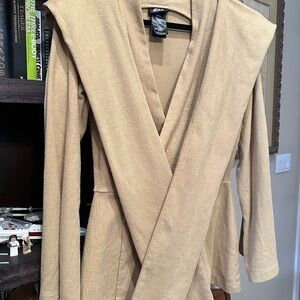 Tan Wrap Cardigan